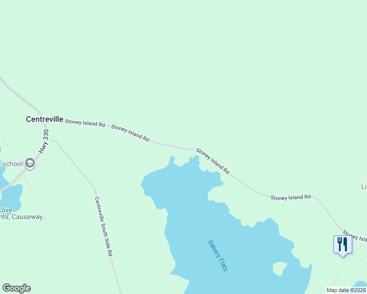 map of restaurants, bars, coffee shops, grocery stores, and more near 1878 Stoney Island Road in Barrington