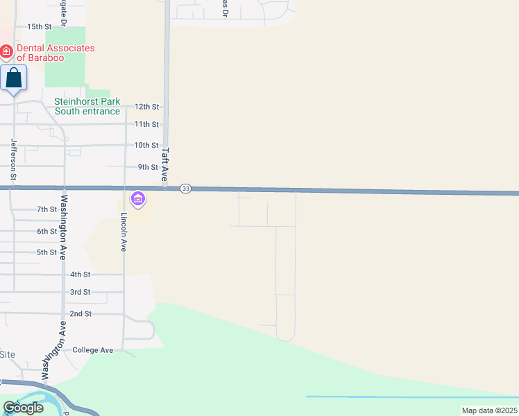 map of restaurants, bars, coffee shops, grocery stores, and more near 922 Kennedy Street in Baraboo
