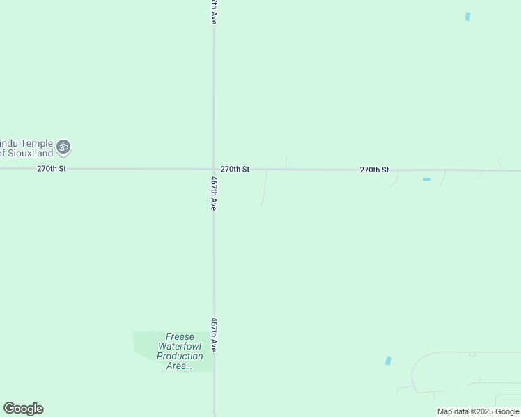 map of restaurants, bars, coffee shops, grocery stores, and more near 46715 270th Street in Tea