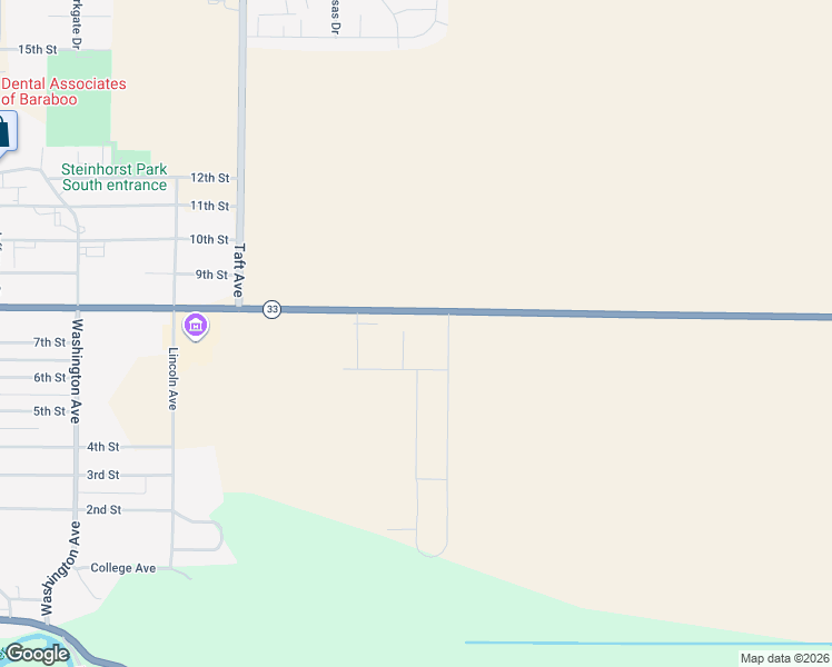 map of restaurants, bars, coffee shops, grocery stores, and more near in Baraboo