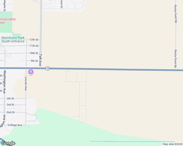 map of restaurants, bars, coffee shops, grocery stores, and more near 1800 8th Street in Baraboo