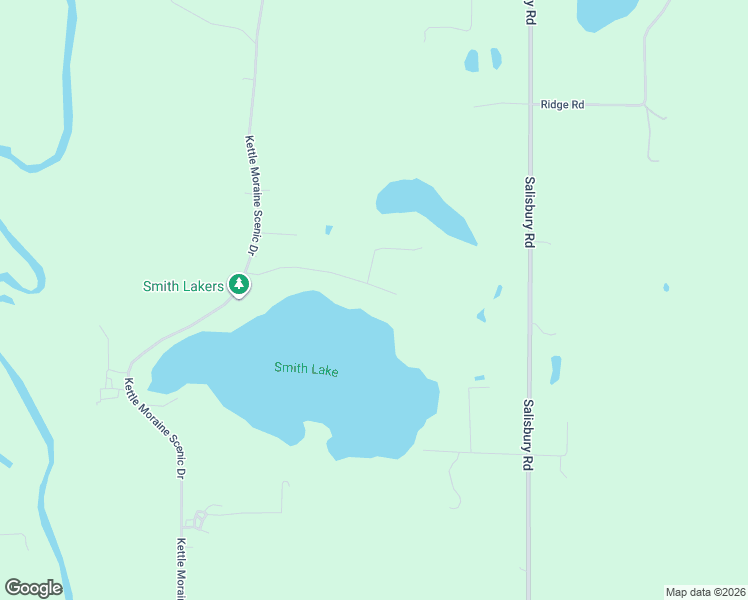 map of restaurants, bars, coffee shops, grocery stores, and more near 2981 Smith Lake Road in West Bend