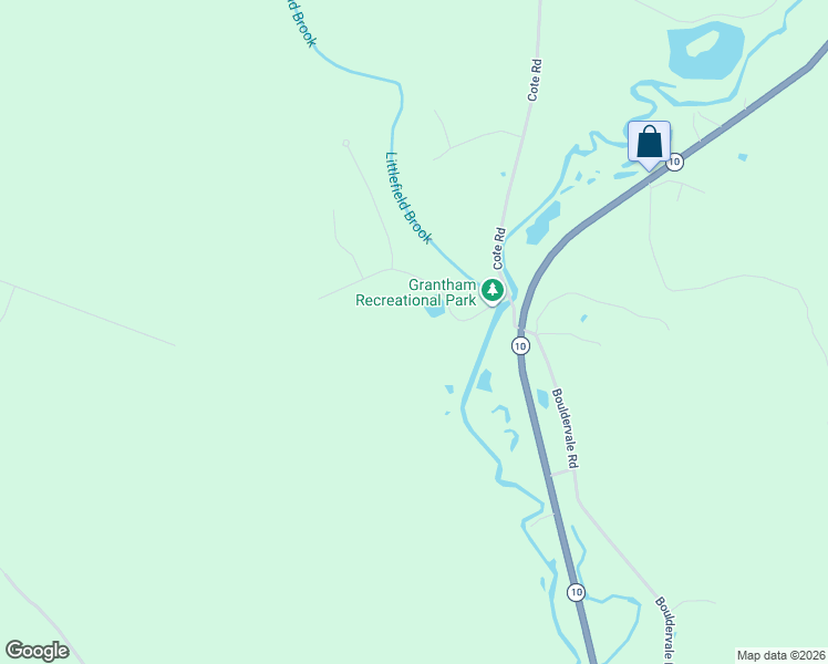 map of restaurants, bars, coffee shops, grocery stores, and more near 119 Shedd Road in Grantham