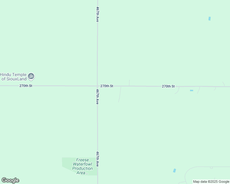 map of restaurants, bars, coffee shops, grocery stores, and more near 46715 270th Street in Tea