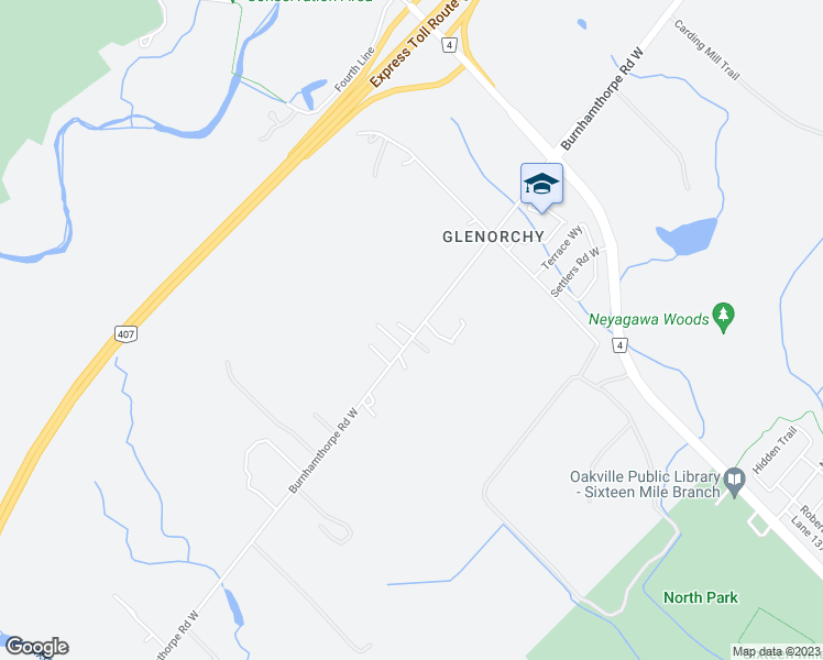 map of restaurants, bars, coffee shops, grocery stores, and more near 1099 Burnhamthorpe Road West in Oakville