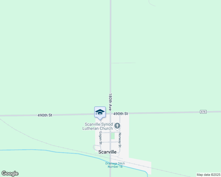 map of restaurants, bars, coffee shops, grocery stores, and more near County Road R60 in Scarville