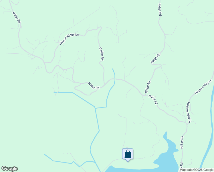 map of restaurants, bars, coffee shops, grocery stores, and more near 67714 North Bay Road in North Bend