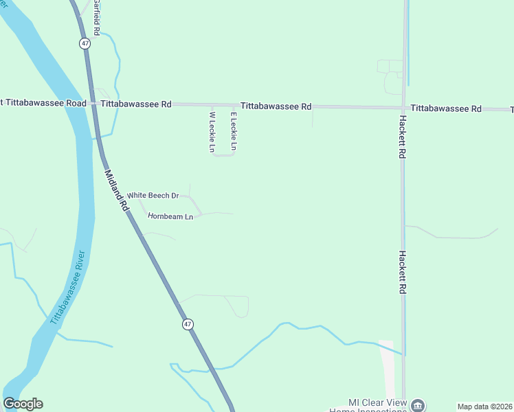 map of restaurants, bars, coffee shops, grocery stores, and more near 8555 Hornbeam Lane in Saginaw