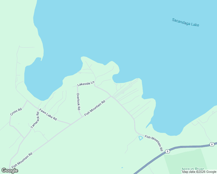 map of restaurants, bars, coffee shops, grocery stores, and more near 104 Sacandaga Road in Lake Pleasant