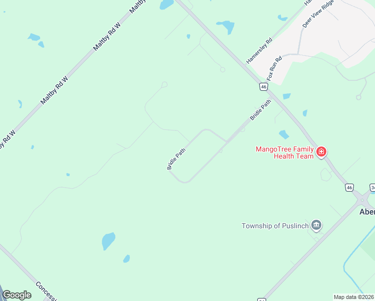 map of restaurants, bars, coffee shops, grocery stores, and more near 24 Carriage Lane in Puslinch