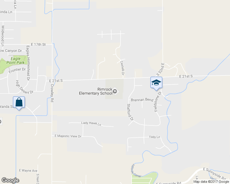 map of restaurants, bars, coffee shops, grocery stores, and more near 4855 Brennan Bend in Ammon