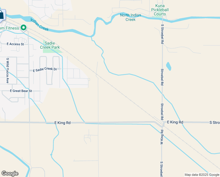 map of restaurants, bars, coffee shops, grocery stores, and more near 1598 South Kuna-Meridian Road in Kuna