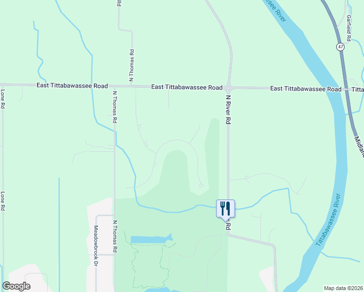 map of restaurants, bars, coffee shops, grocery stores, and more near 9 East Grove Court in Freeland