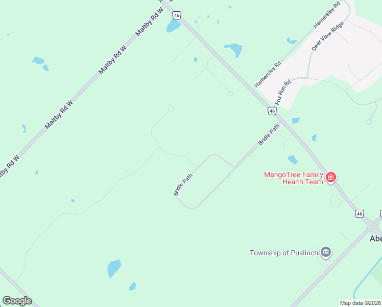 map of restaurants, bars, coffee shops, grocery stores, and more near 24 Carriage Lane in Puslinch