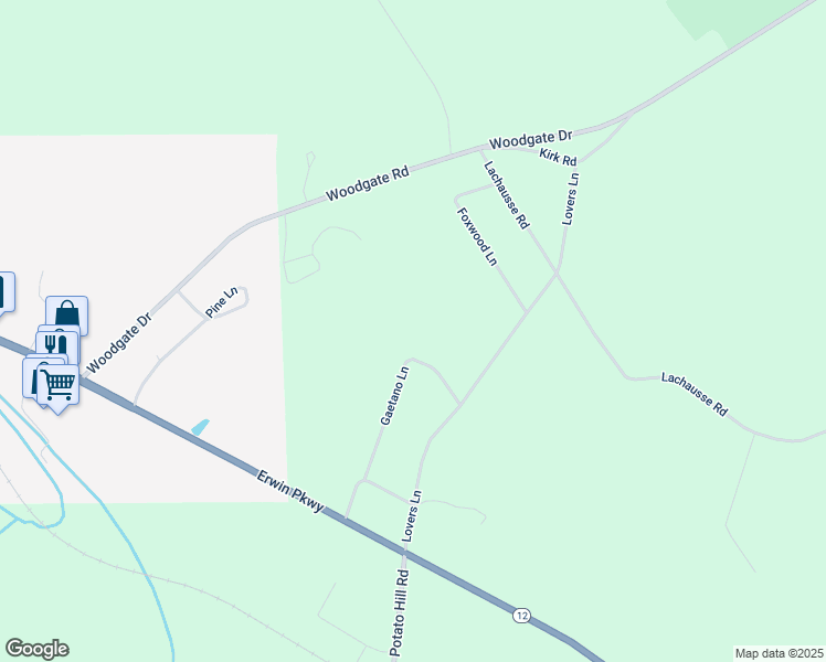 map of restaurants, bars, coffee shops, grocery stores, and more near 4061 Gaetano Lane in Boonville