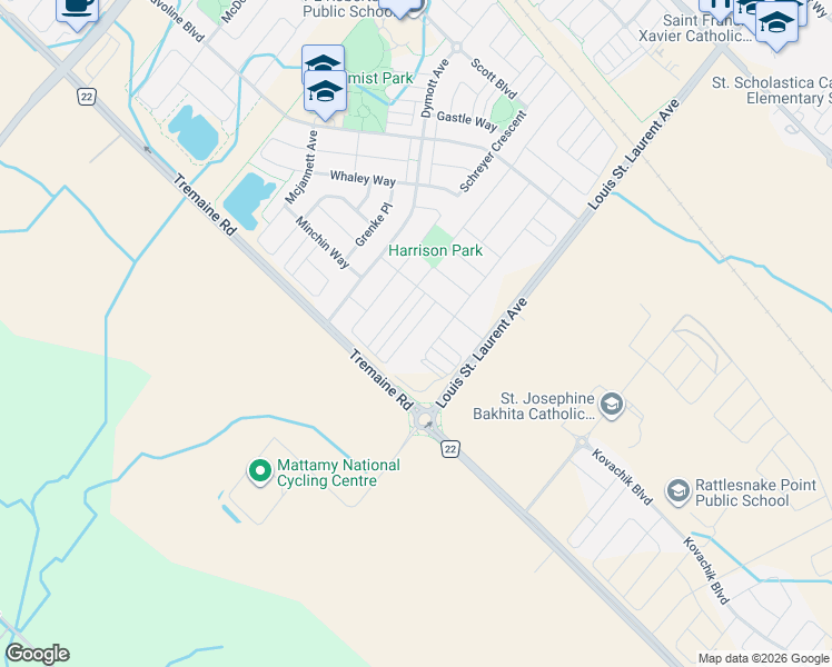 map of restaurants, bars, coffee shops, grocery stores, and more near 647 Mockridge Terrace in Milton