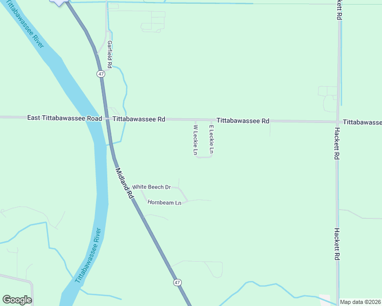 map of restaurants, bars, coffee shops, grocery stores, and more near 4869 West Leckie Lane in Saginaw