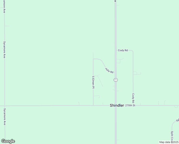 map of restaurants, bars, coffee shops, grocery stores, and more near 26971 South Elmen Place in Sioux Falls