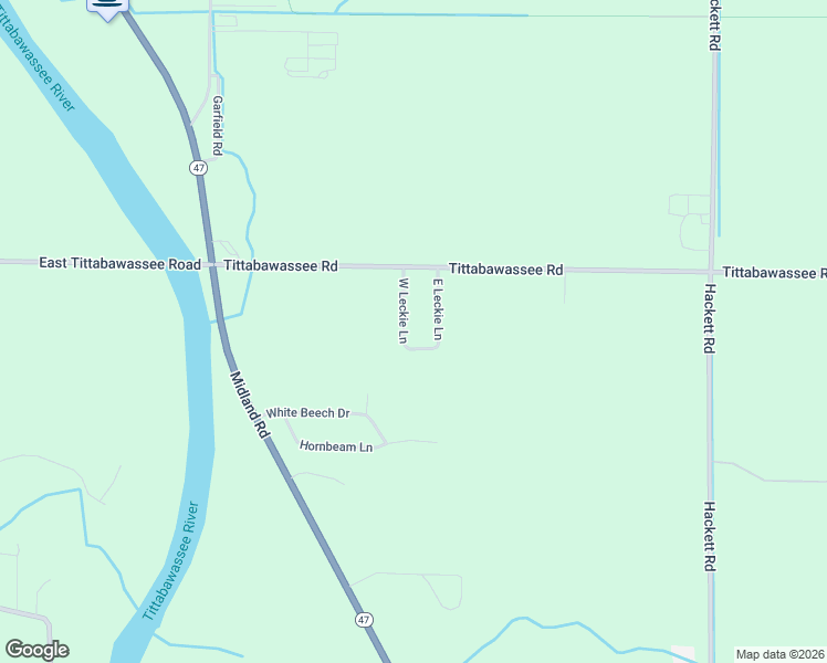map of restaurants, bars, coffee shops, grocery stores, and more near 4869 West Leckie Lane in Saginaw