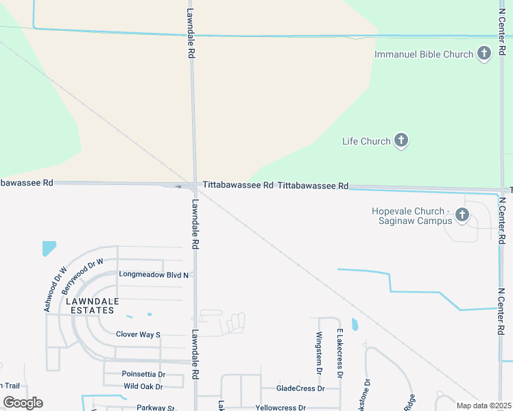 map of restaurants, bars, coffee shops, grocery stores, and more near 5789 Tittabawassee Road in Saginaw
