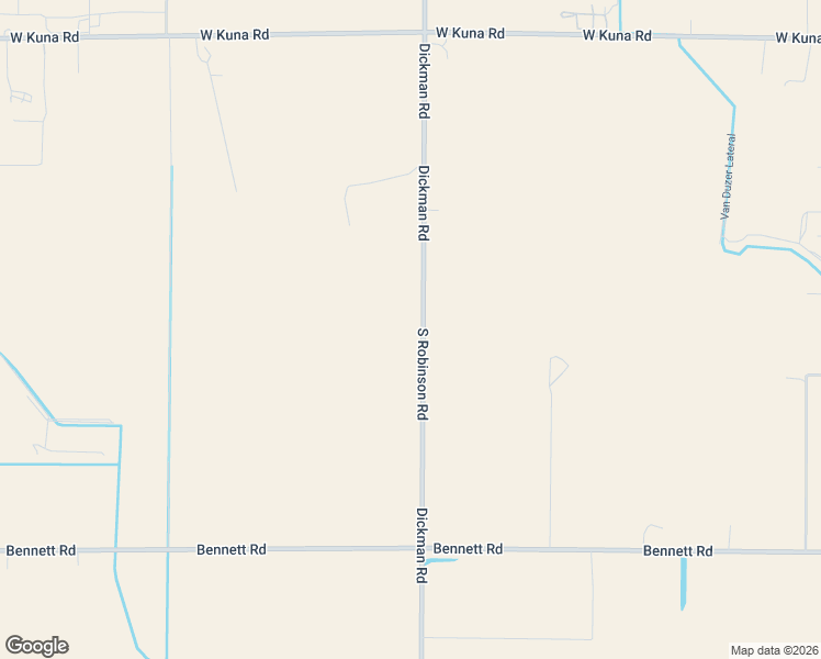 map of restaurants, bars, coffee shops, grocery stores, and more near 7425 Robinson Road in Kuna