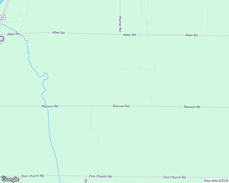 map of restaurants, bars, coffee shops, grocery stores, and more near W1728 Racoon Road in Theresa