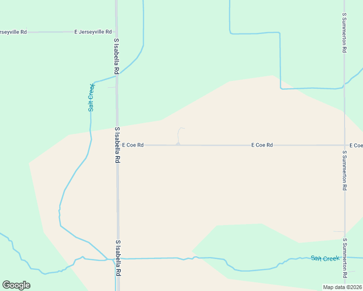 map of restaurants, bars, coffee shops, grocery stores, and more near 5272 East Coe Road in Shepherd