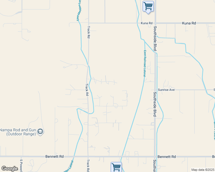 map of restaurants, bars, coffee shops, grocery stores, and more near 7406 Wild Horse Way in Nampa