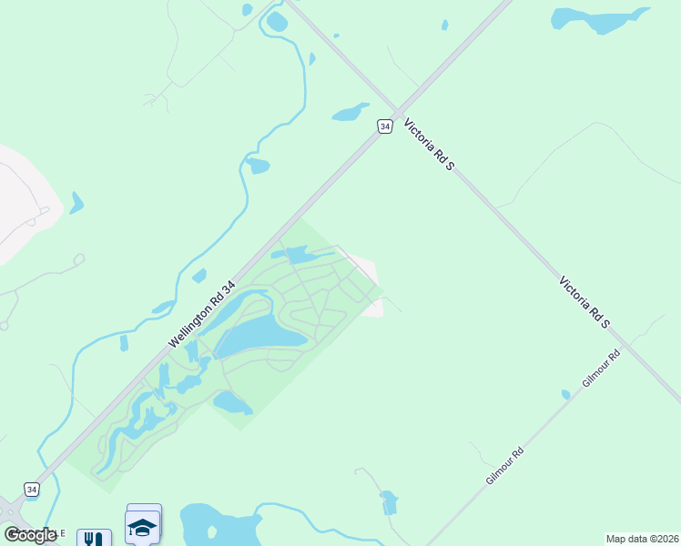 map of restaurants, bars, coffee shops, grocery stores, and more near 5 Walnut Way in Puslinch