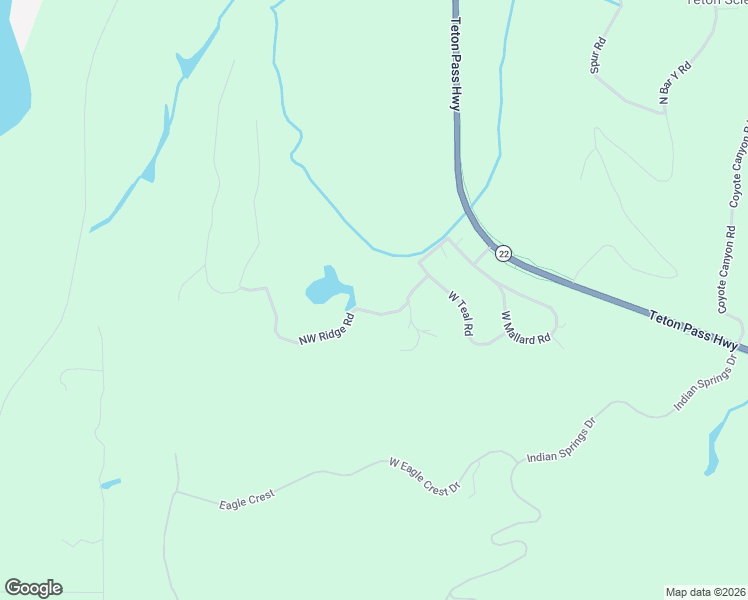 map of restaurants, bars, coffee shops, grocery stores, and more near 100 Northwest Ridge Road in Jackson