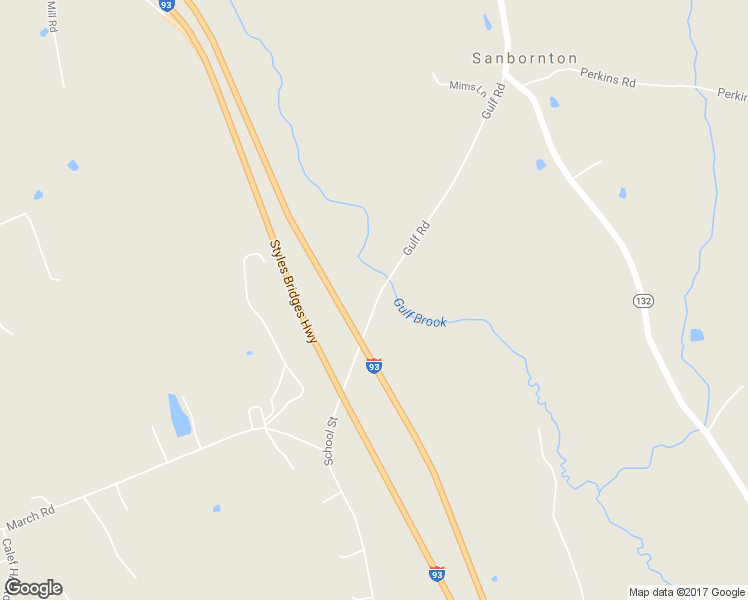 map of restaurants, bars, coffee shops, grocery stores, and more near 111 Gulf Road in Sanbornton