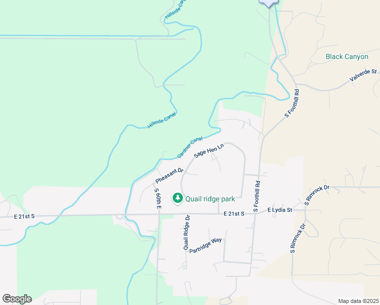map of restaurants, bars, coffee shops, grocery stores, and more near 6131 Pheasant Drive in Ammon