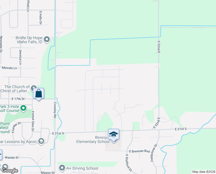 map of restaurants, bars, coffee shops, grocery stores, and more near 1641 Marsala Court in Ammon