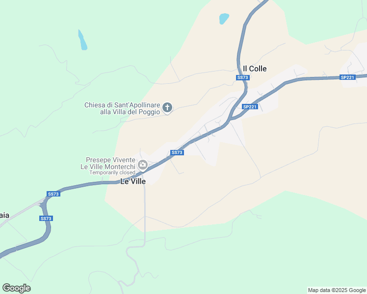 map of restaurants, bars, coffee shops, grocery stores, and more near Via Michelangelo in Le Ville