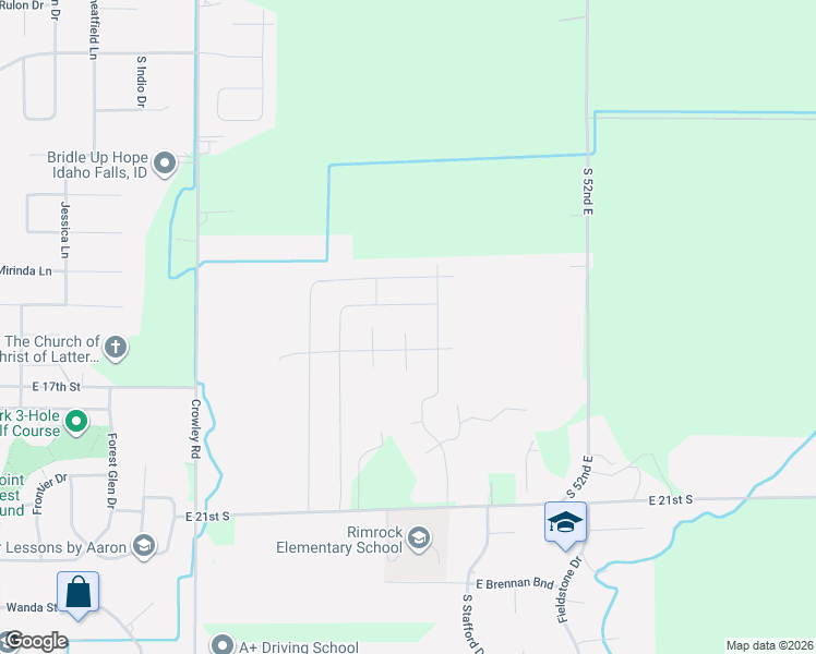 map of restaurants, bars, coffee shops, grocery stores, and more near 1641 Marsala Court in Ammon