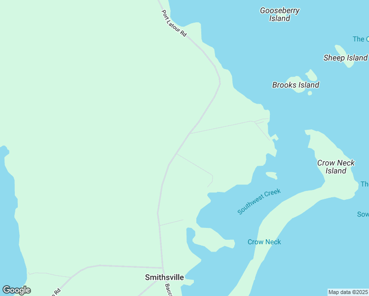 map of restaurants, bars, coffee shops, grocery stores, and more near 3597 Port Latour Road in Barrington
