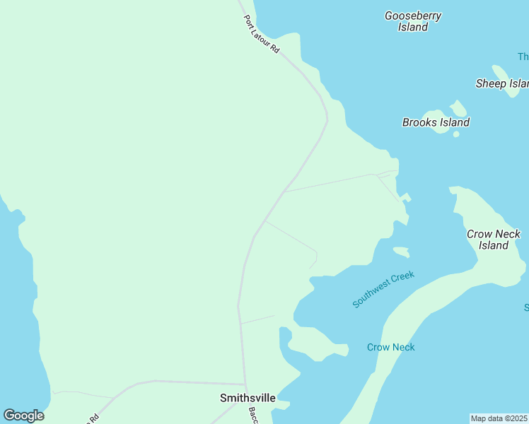 map of restaurants, bars, coffee shops, grocery stores, and more near 3597 Port Latour Road in Barrington