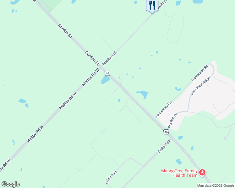 map of restaurants, bars, coffee shops, grocery stores, and more near 7459 Boyce Drive in Guelph