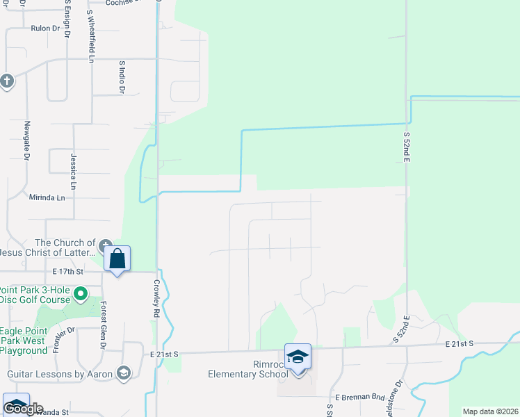 map of restaurants, bars, coffee shops, grocery stores, and more near 1641 Marsala Court in Ammon