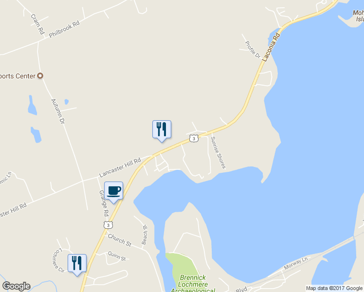 map of restaurants, bars, coffee shops, grocery stores, and more near 8 Emery Way in Tilton
