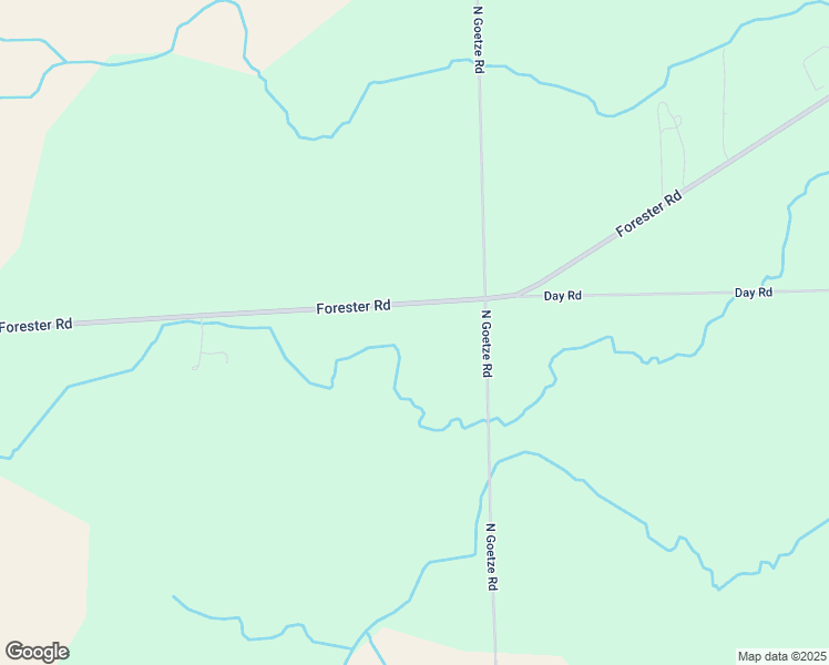 map of restaurants, bars, coffee shops, grocery stores, and more near 4950 Forester Road in Carsonville