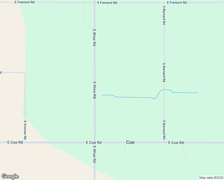 map of restaurants, bars, coffee shops, grocery stores, and more near 10749-10799 South Wise Road in Shepherd