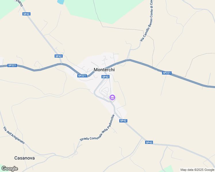 map of restaurants, bars, coffee shops, grocery stores, and more near 15 Via Garibaldi in Monterchi