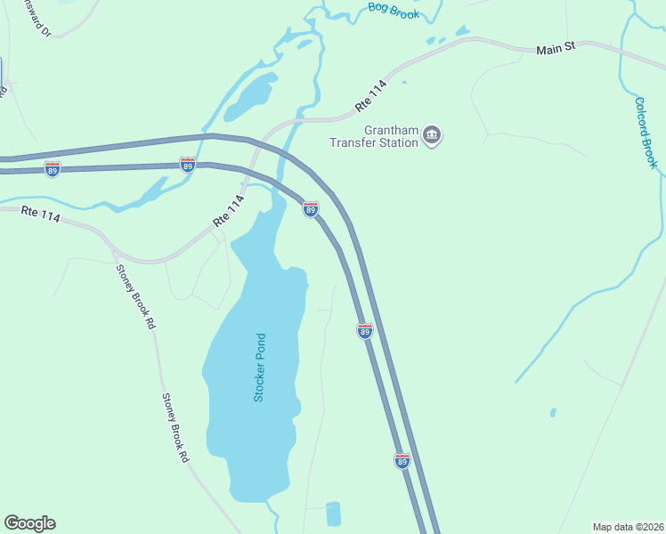 map of restaurants, bars, coffee shops, grocery stores, and more near 331 Stocker Pond Road in Grantham