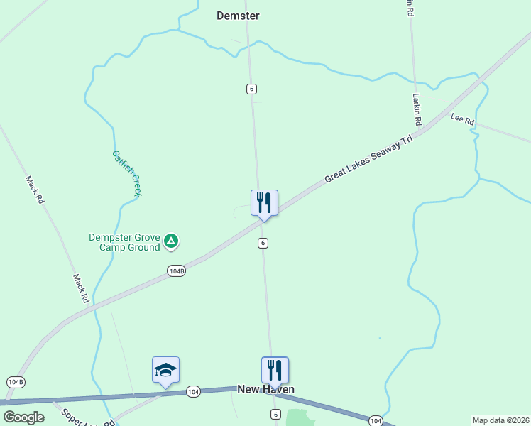 map of restaurants, bars, coffee shops, grocery stores, and more near 4 Clear Springs Drive in Oswego