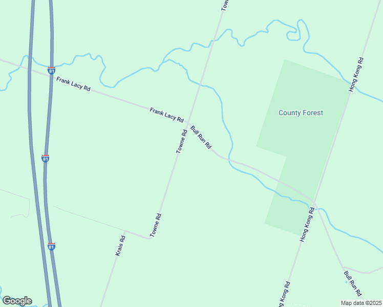 map of restaurants, bars, coffee shops, grocery stores, and more near 164 Towne Road in Pulaski