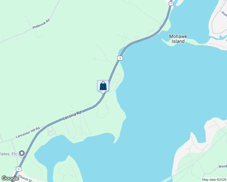 map of restaurants, bars, coffee shops, grocery stores, and more near 749 Laconia Road in Tilton