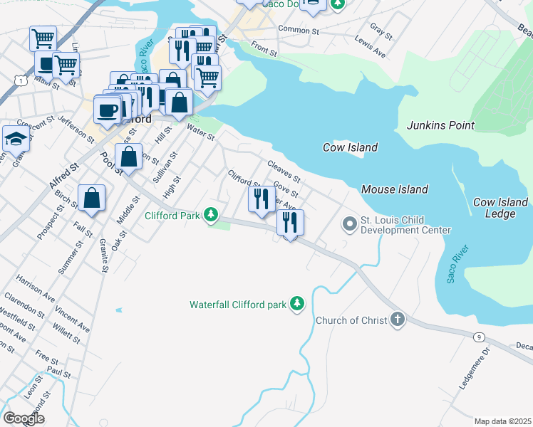 81 Clifford Street, Biddeford ME Walk Score