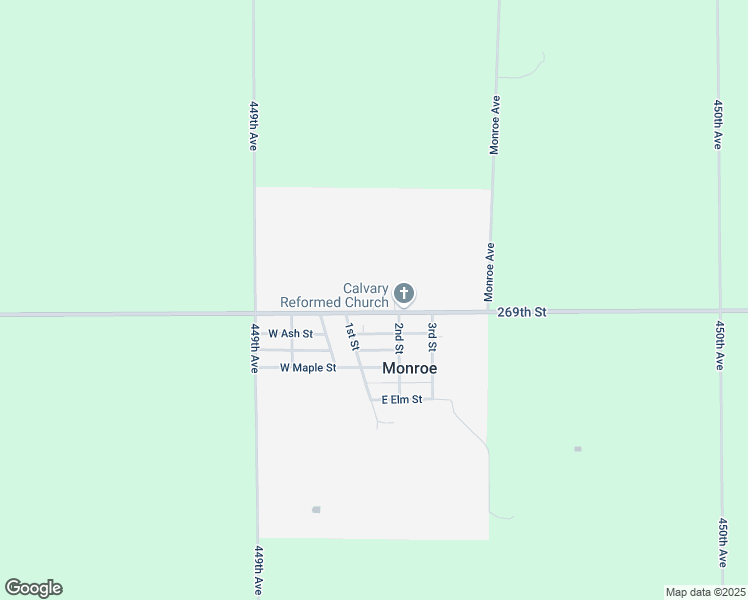 map of restaurants, bars, coffee shops, grocery stores, and more near 121-199 County Highway 10 in Monroe
