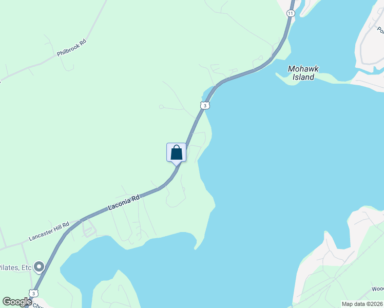 map of restaurants, bars, coffee shops, grocery stores, and more near 749 Laconia Road in Tilton